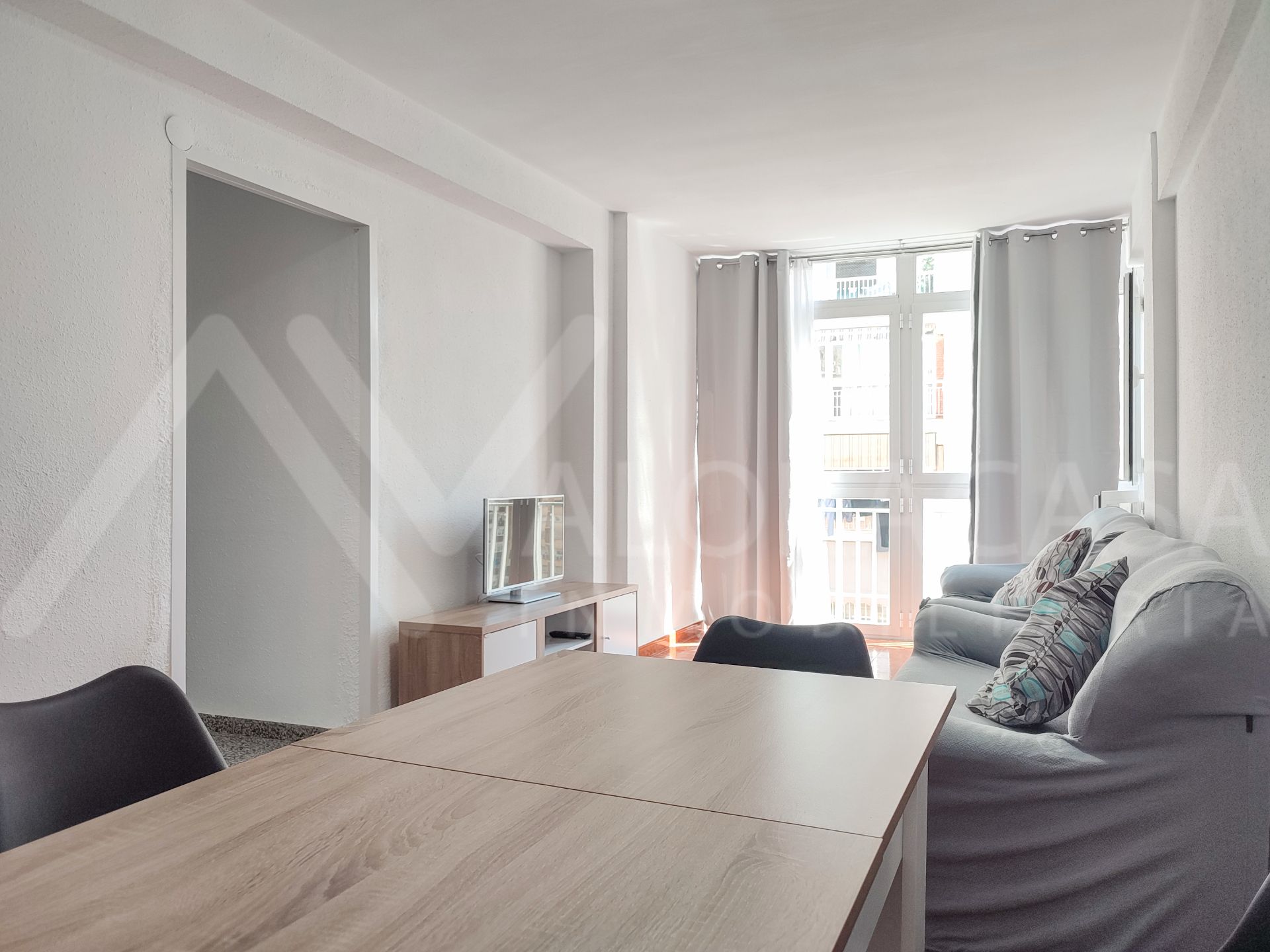 Living room of Flat to rent in Málaga Capital  with Air Conditioner, Furnished and Oven