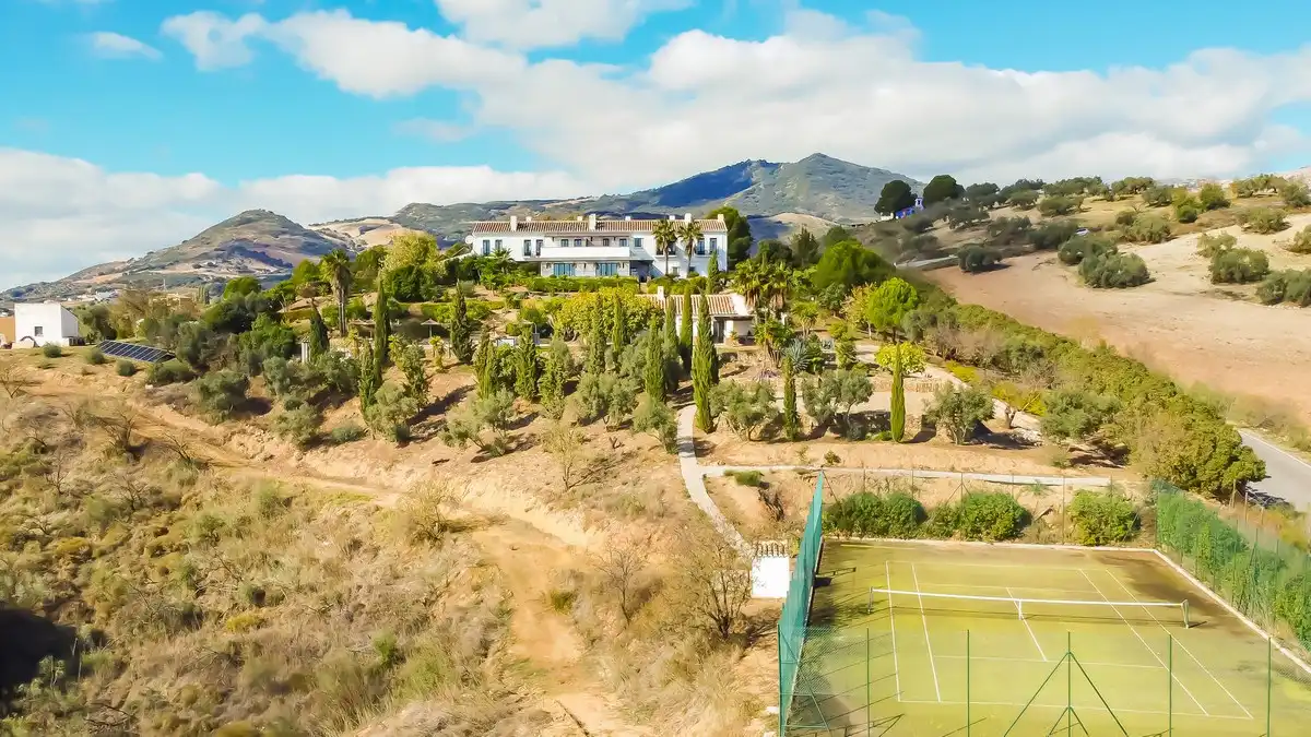 Jardí de Finca rústica en venda en Villanueva de la Concepción amb Aire condicionat, Jardí privat i Terrassa