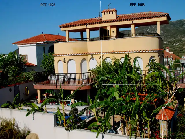 Vista exterior de Casa o xalet de lloguer en Peñíscola / Peníscola amb Aire condicionat, Calefacció i Jardí privat