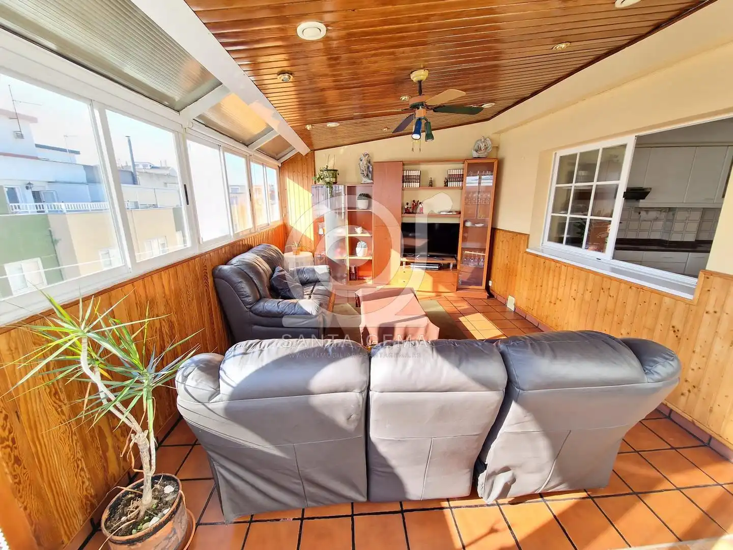 Terrace of Flat for sale in A Coruña Capital   with Heating, Terrace and Furnished