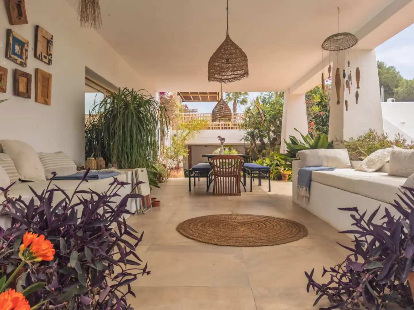 Terrasse von Haus oder Chalet zum Verkauf in Jávea / Xàbia mit Klimaanlage, Heizung und Privatgarten