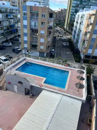 Schwimmbecken von Wohnung zur Miete in La Pobla de Farnals mit Klimaanlage, Möbliert und Balkon