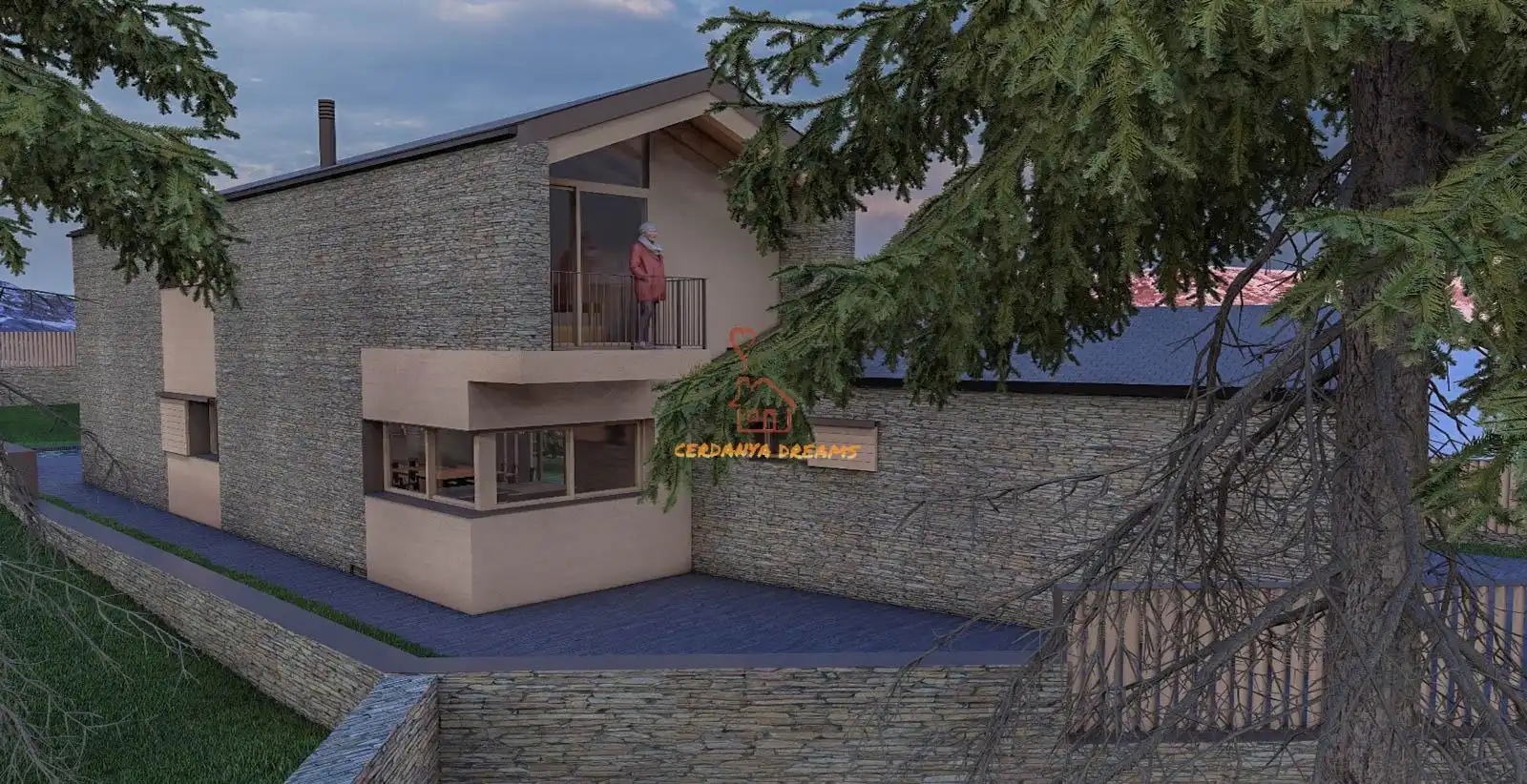 Exterior view of Houses for sale in Das  with Heating, Private garden and Parquet flooring