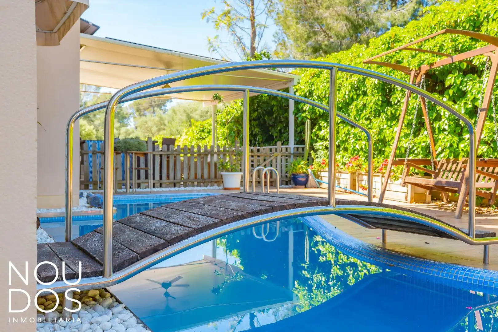 Piscina de Casa adosada en venda en  Palma de Mallorca amb Calefacció, Jardí privat i Terrassa