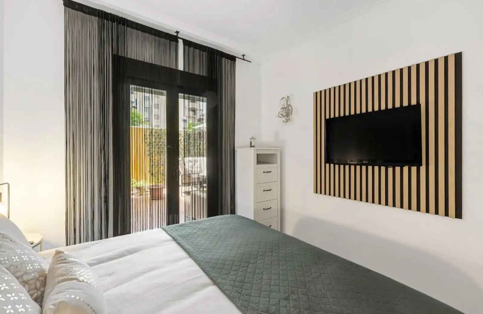 Dormitori de Apartament de lloguer en Marbella amb Aire condicionat, Calefacció i Terrassa