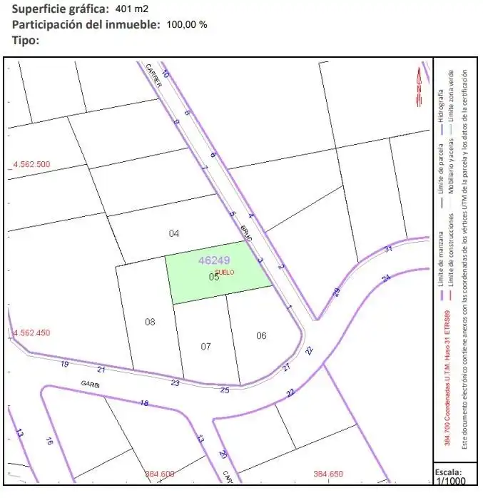 Residencial en venta en Carrer del Bruc, 3, Cunit Residencial