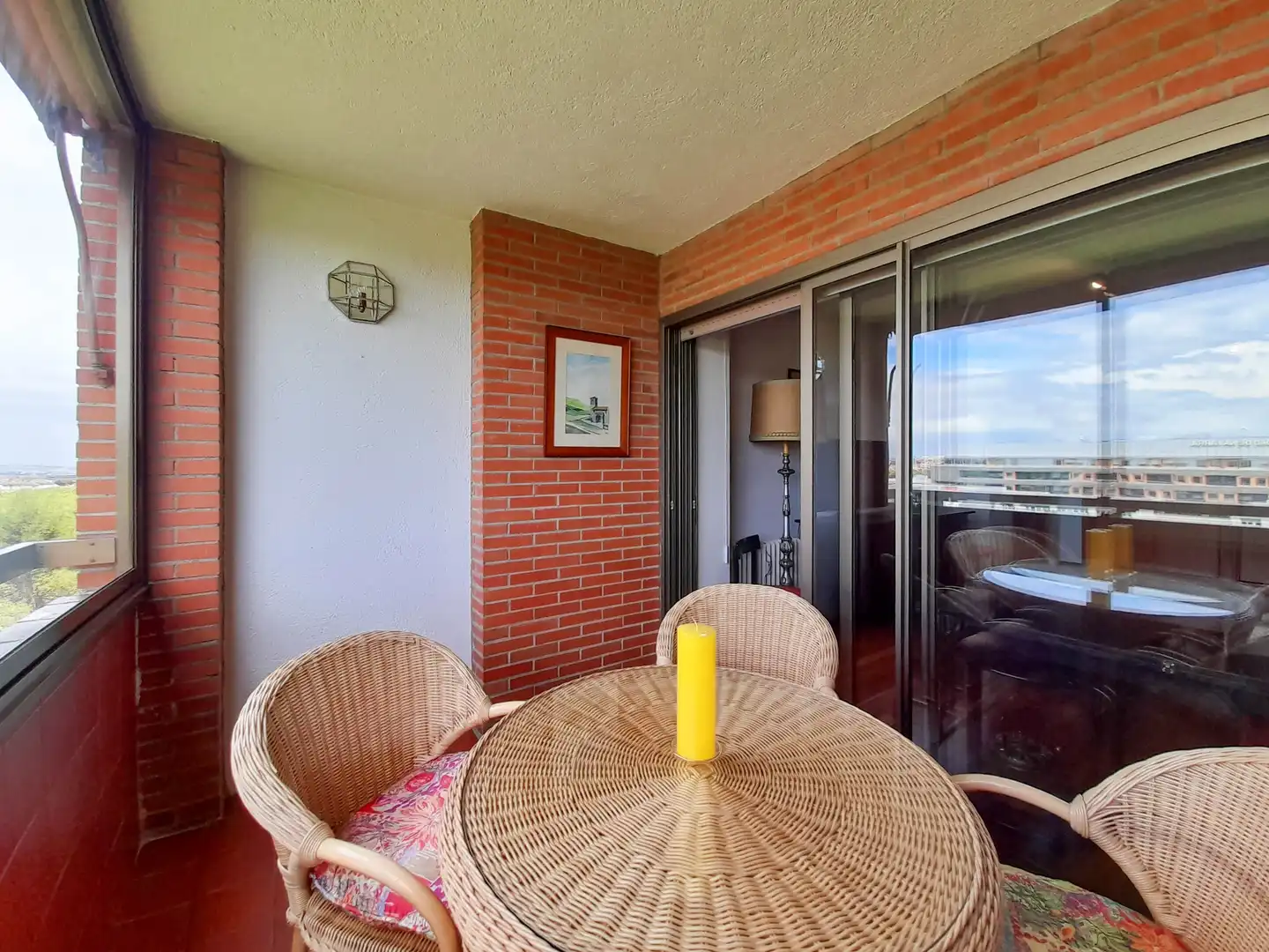 Balcony of Flat for rent in Madrid  with Heating, Parquet flooring and Terrace