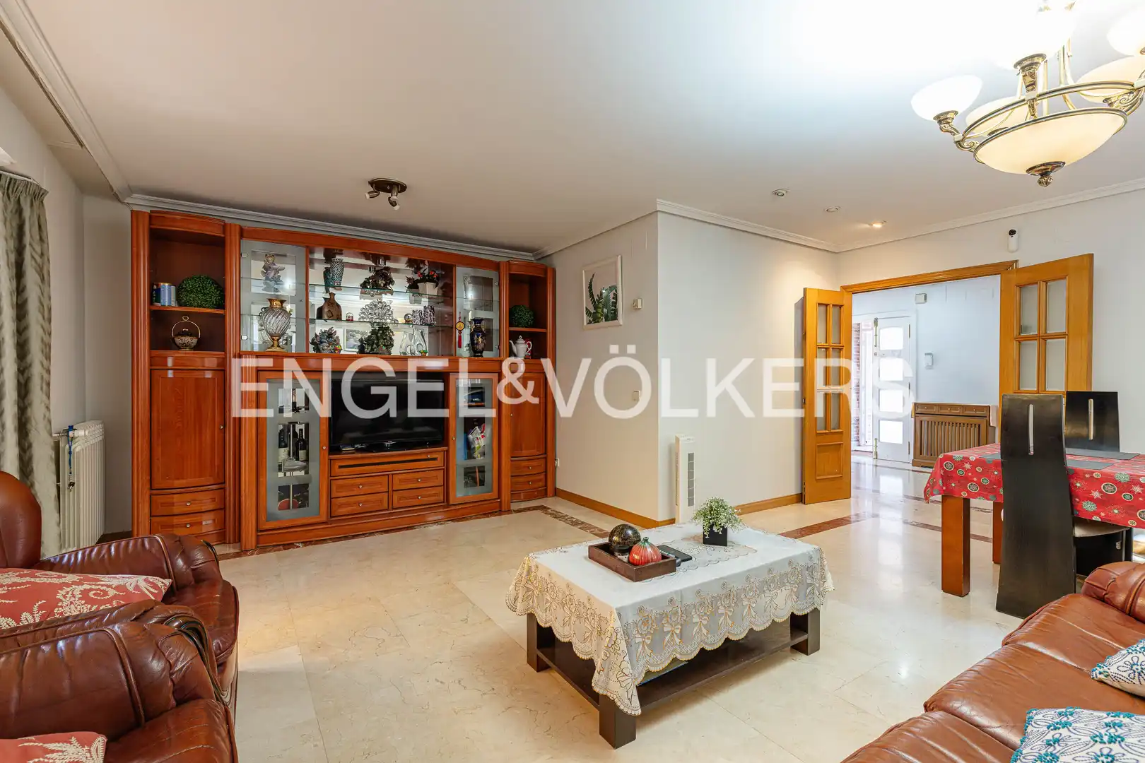 Sala de estar de Casa adosada en venta en Madrid con Aire acondicionado, Calefacción y Jardín privado