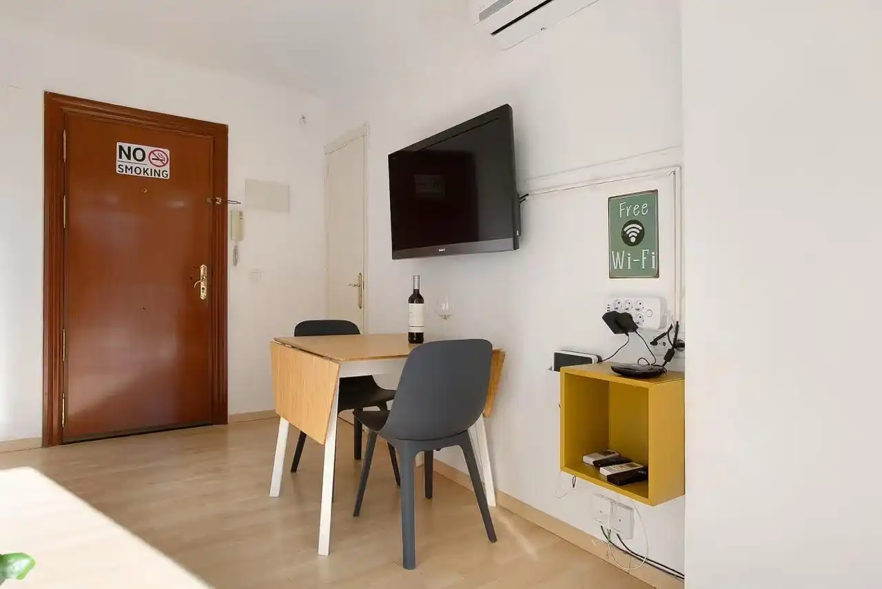 Sala d'estar de Apartament de lloguer en Los Álamos