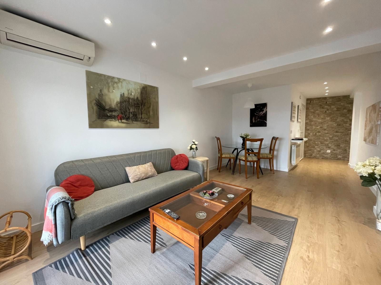 Sala d'estar de Pis de lloguer en Valladolid Capital amb Aire condicionat, Calefacció i Parquet