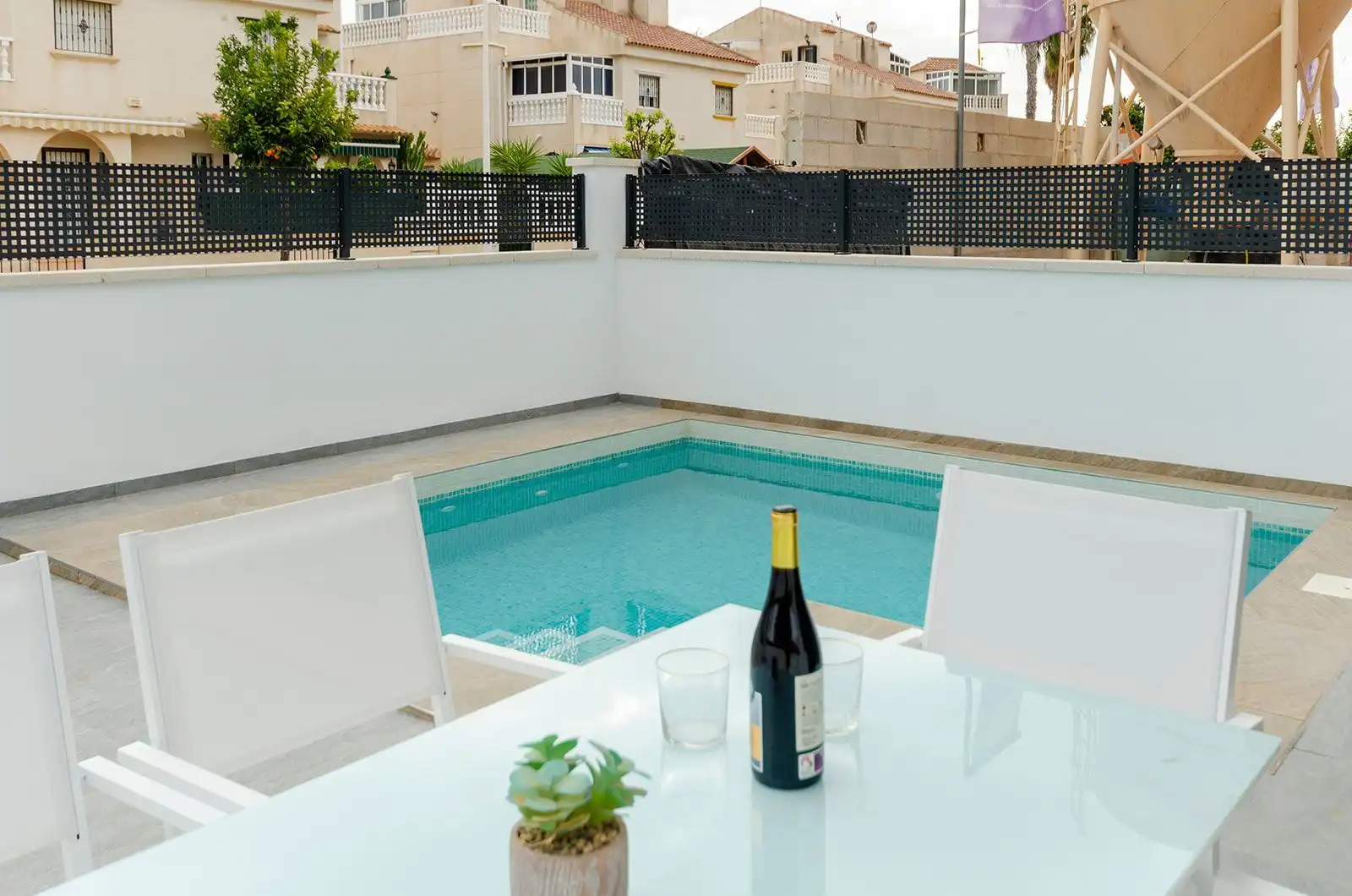 Terraza de Casa o chalet en venta en Torrevieja con Aire acondicionado, Jardín privado y Terraza