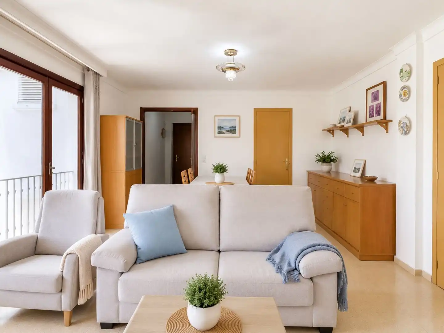 Living room of Apartments for sale in Pollença  with Private garden, Terrace and Storage room