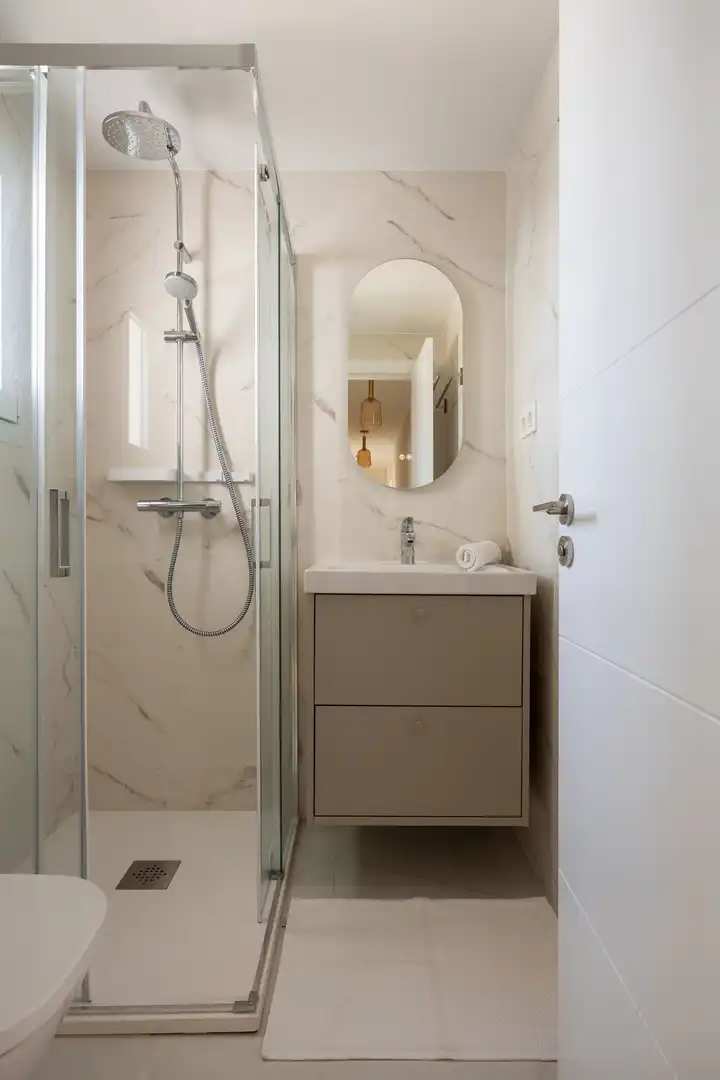 Baño de Ático en venta en Mijas con Terraza y Amueblado