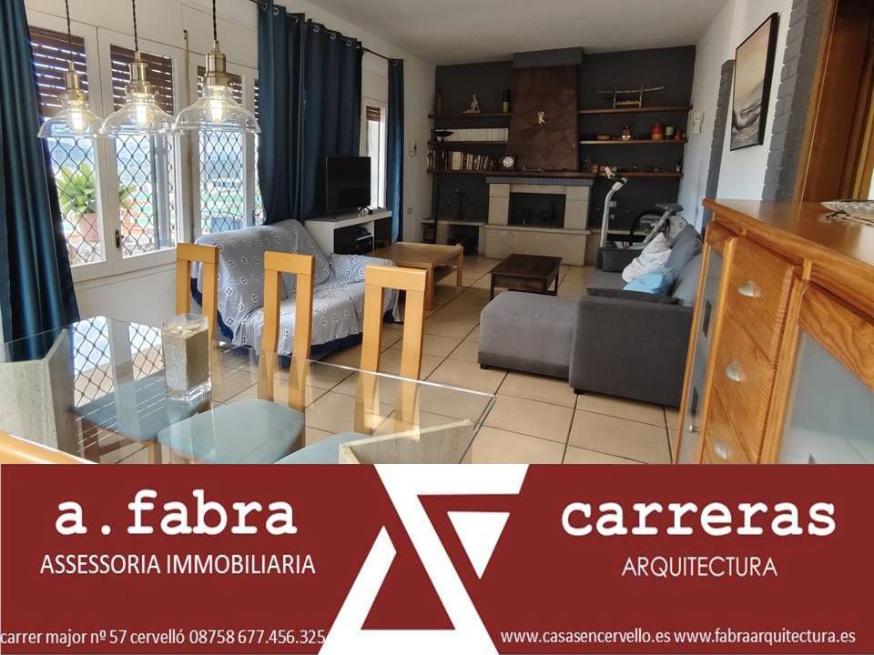 Exterior view of House or chalet for sale in Cervelló  with Air Conditioner, Heating and Private garden