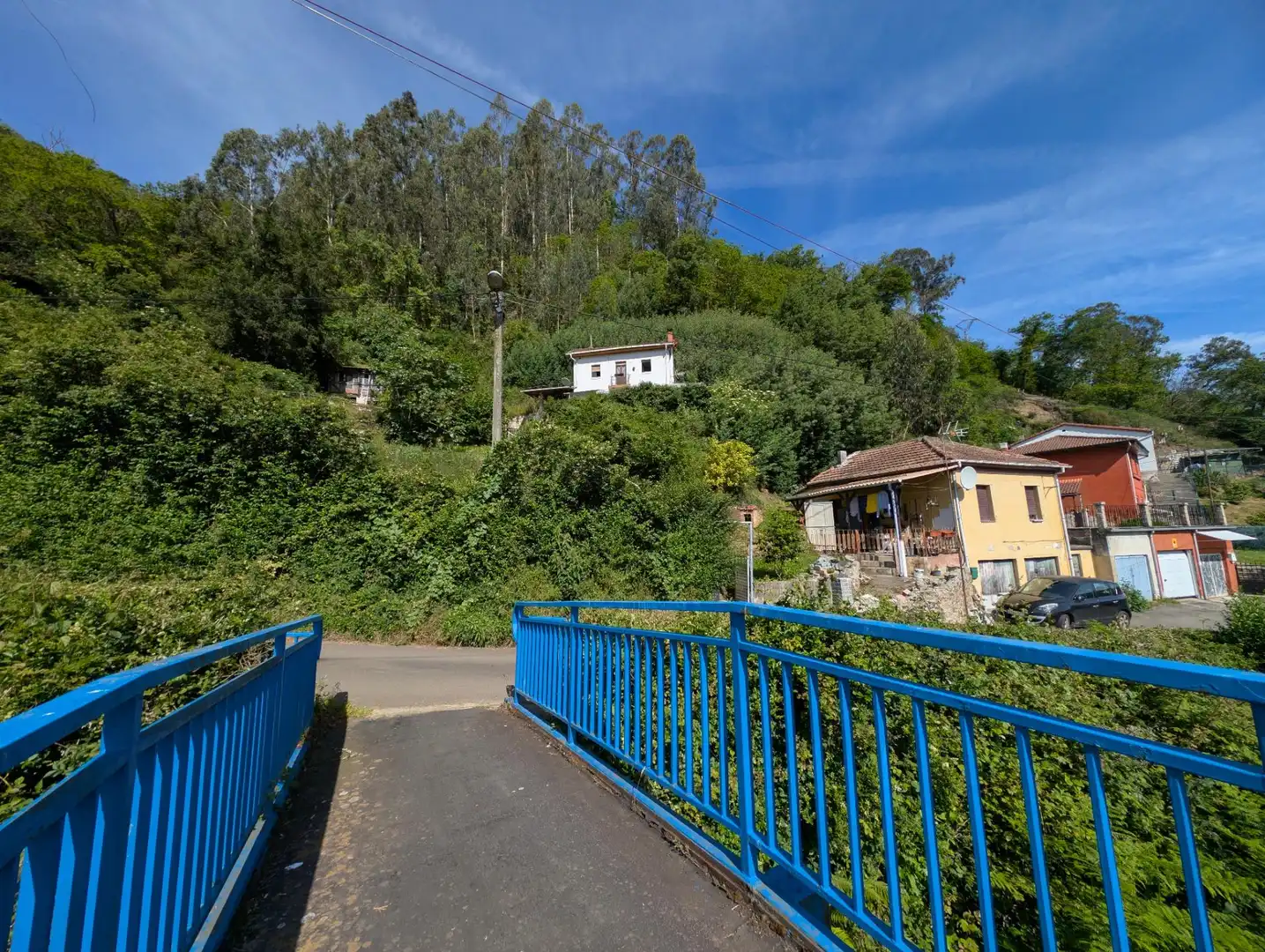 Vista exterior de Casa o chalet en venta en Mieres (Asturias) con Calefacción, Jardín privado y Terraza