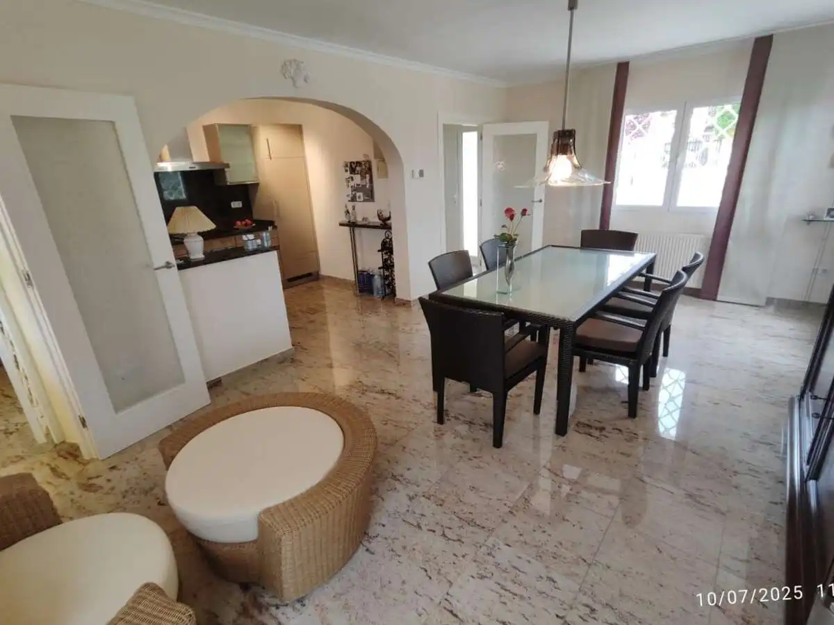 Dining room of Houses for sale in Benitachell / El Poble Nou de Benitatxell  with Air Conditioner, Heating and Private garden