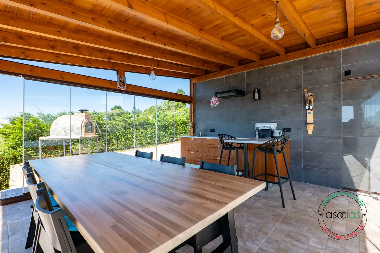 Terraza de Casa o chalet en venta en Gijón  con Calefacción, Jardín privado y Terraza