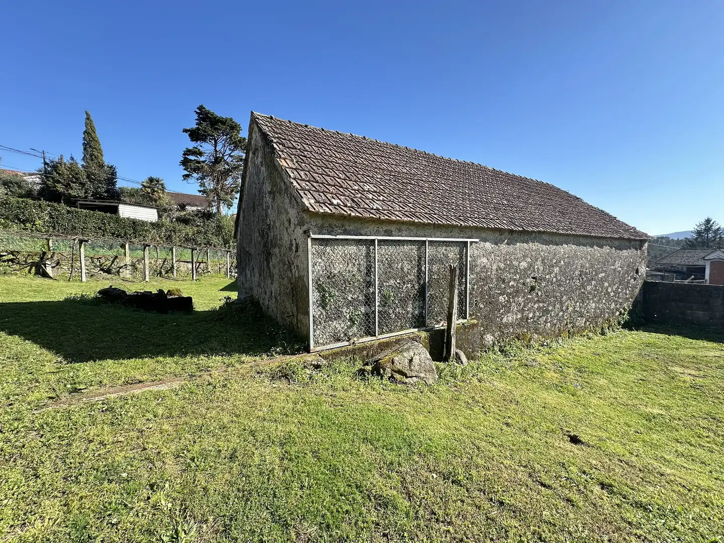 Vista exterior de Casa o xalet en venda en Teo amb Jardí privat