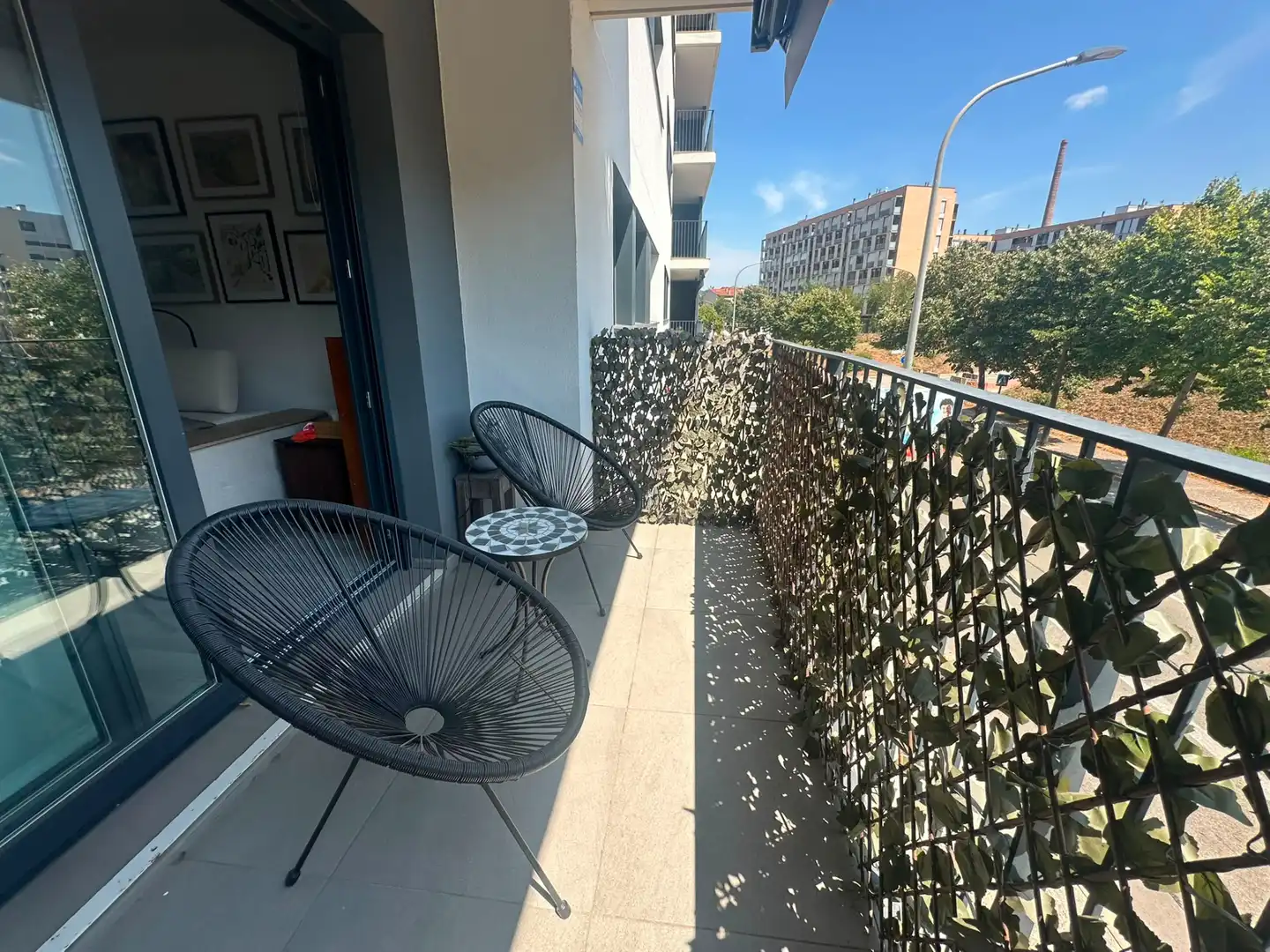 Balcony of Flat for sale in Girona  with Air Conditioner, Heating and Parquet flooring