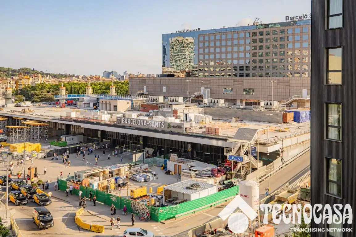 Vista exterior de Piso en venta en Barcelona con Aire acondicionado y Calefacción