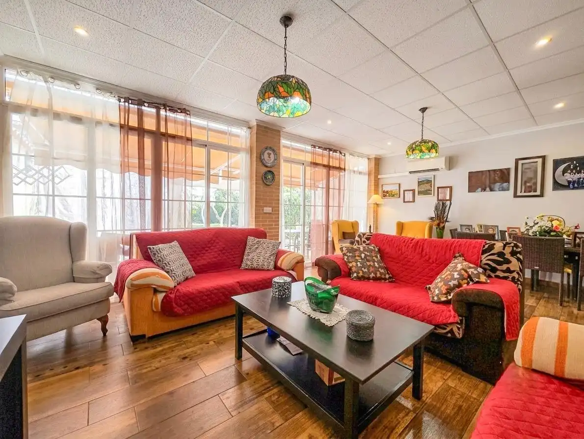 Sala de estar de Casa o chalet en venta en Argamasilla de Calatrava con Aire acondicionado, Calefacción y Amueblado