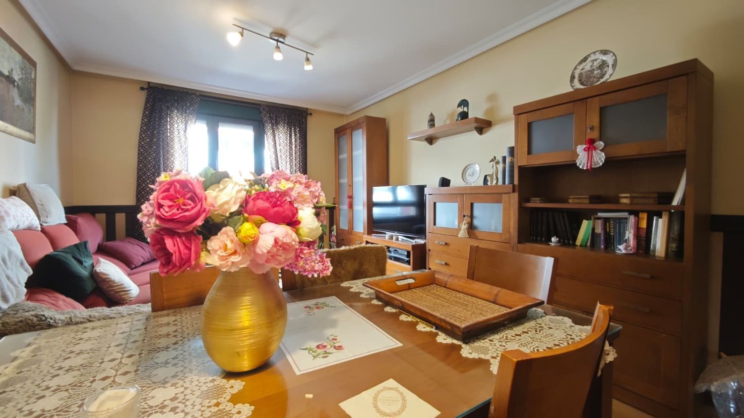 Sala de estar de Piso en venta en Gijón  con Calefacción, Trastero y Piscina