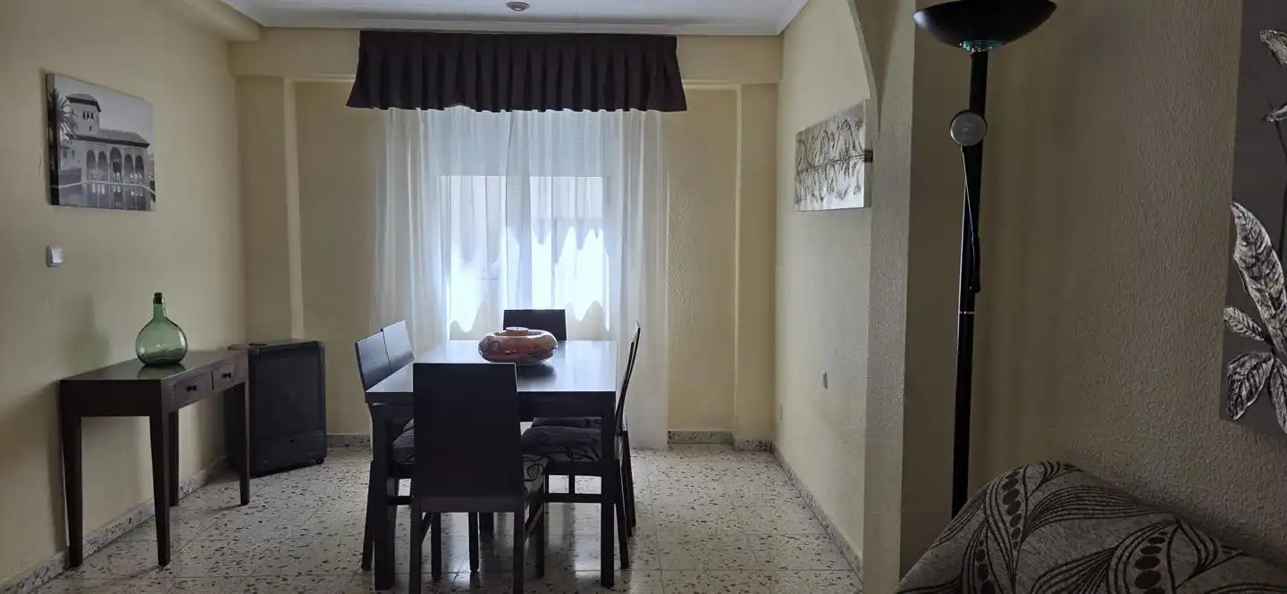 Dining room of Flat for rent in Elche / Elx  with Air Conditioner, Furnished and Balcony