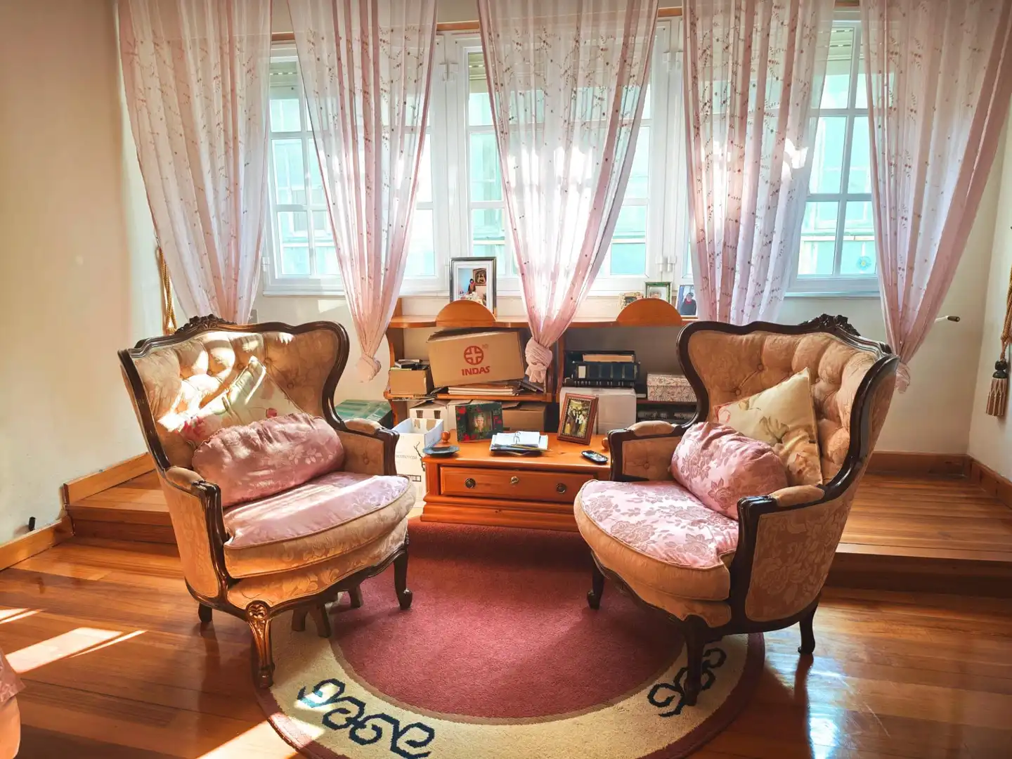 Sala de estar de Casa adosada en venta en Ortigueira con Trastero y Amueblado
