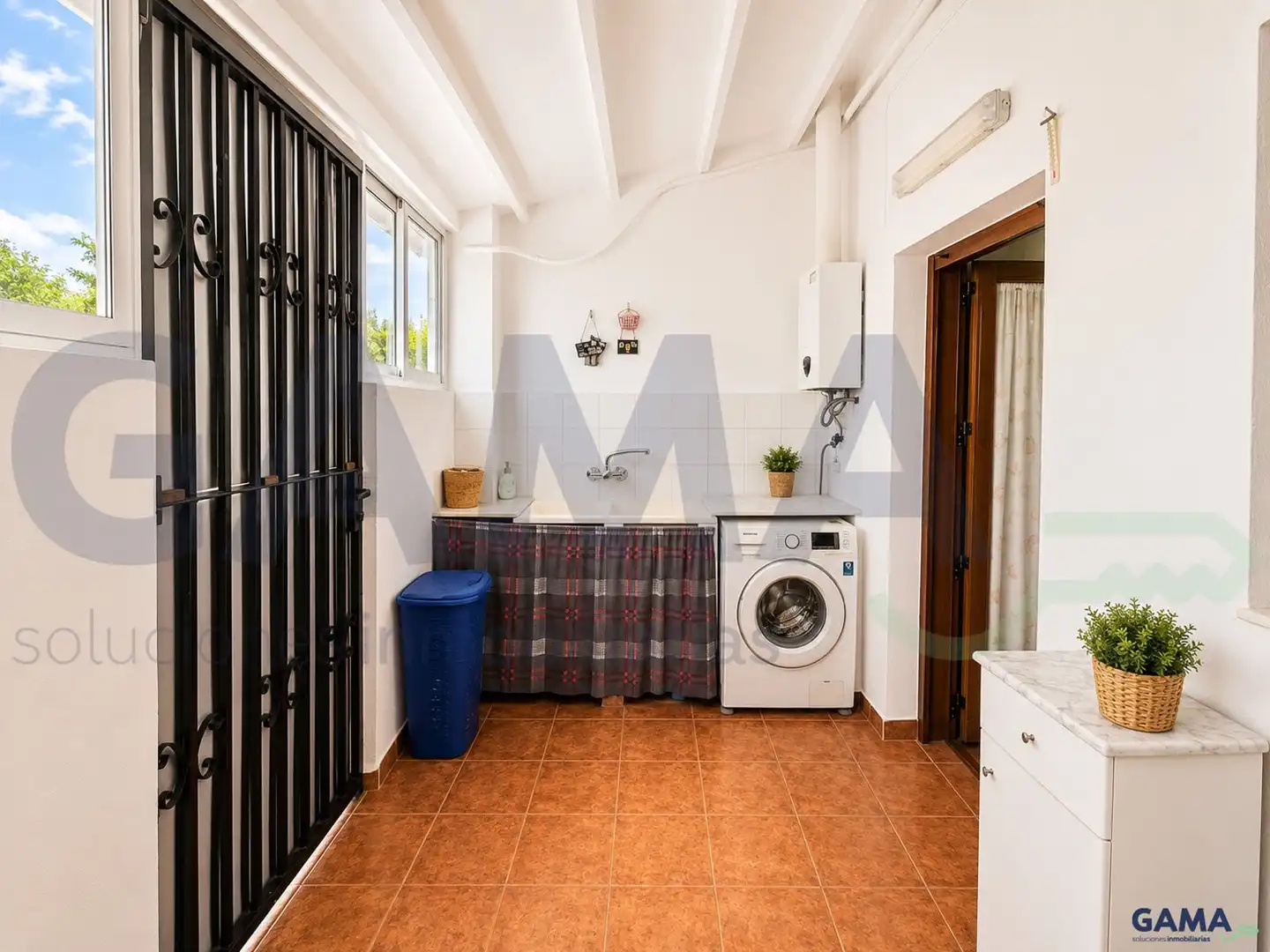 Cocina de Casa o chalet en venta en La Pobla Llarga con Aire acondicionado y Trastero