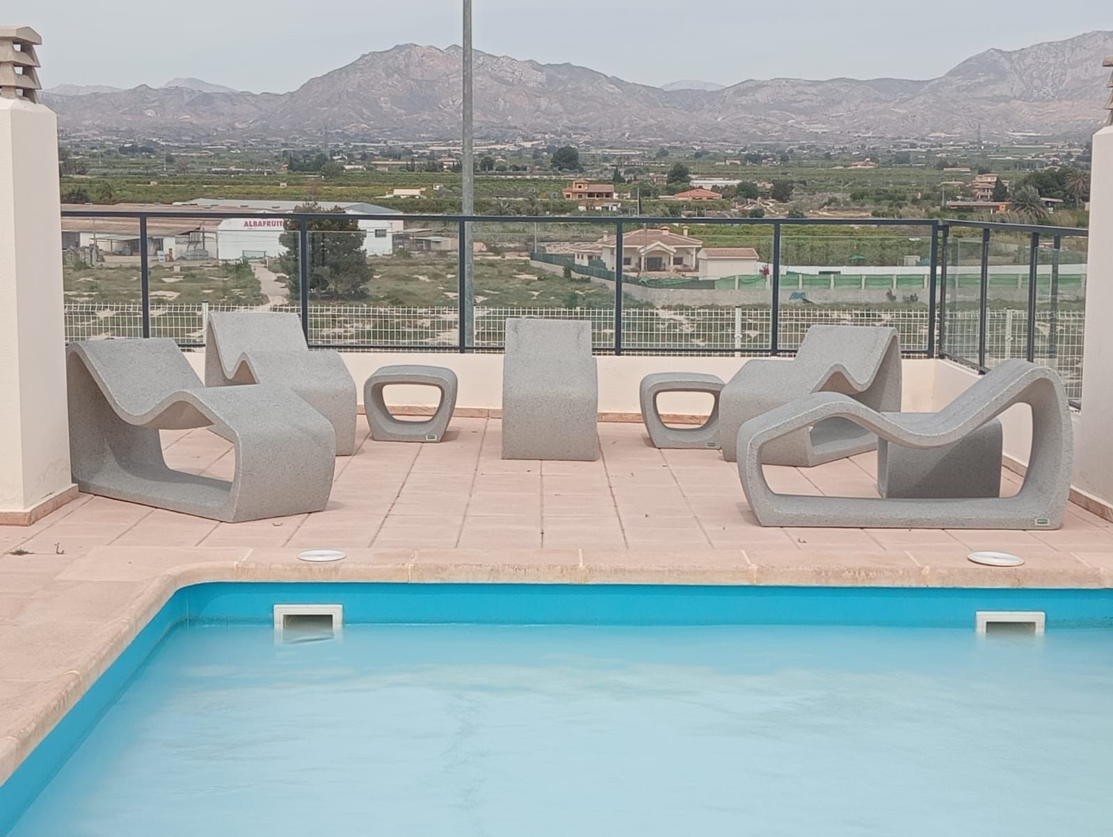 Piscina de Apartament de lloguer en Albatera amb Aire condicionat, Calefacció i Terrassa