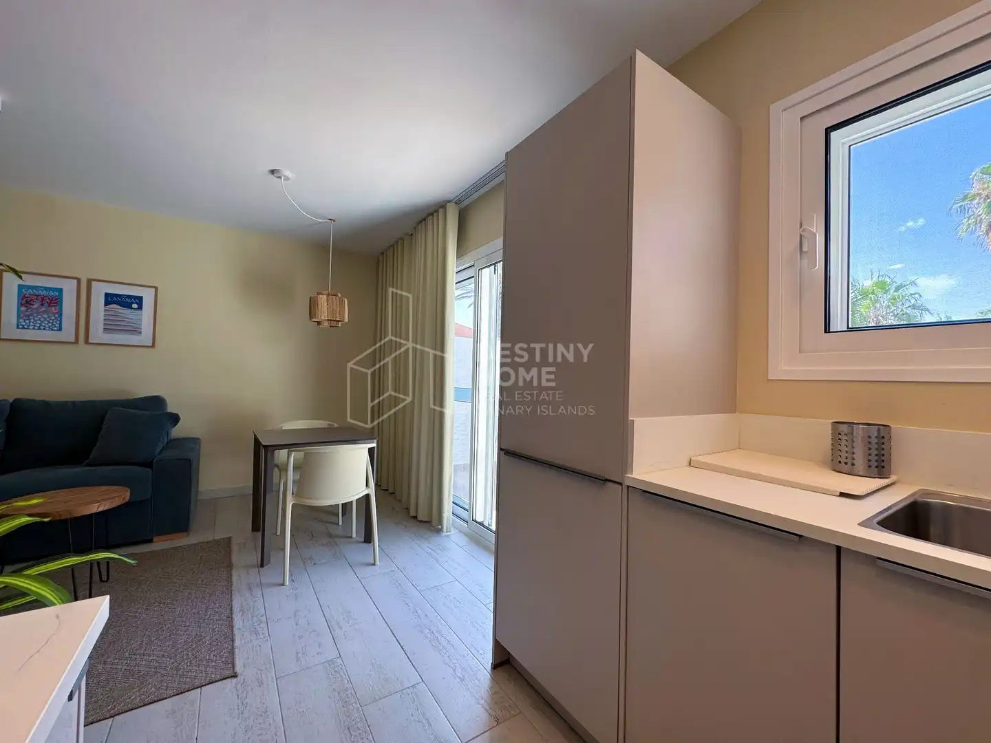 Cocina de Apartamento de alquiler en La Oliva con Terraza