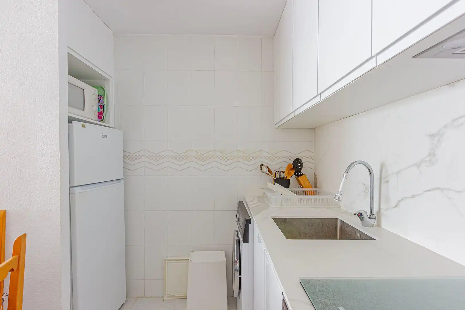 Cocina de Apartamento de alquiler en Calpe / Calp