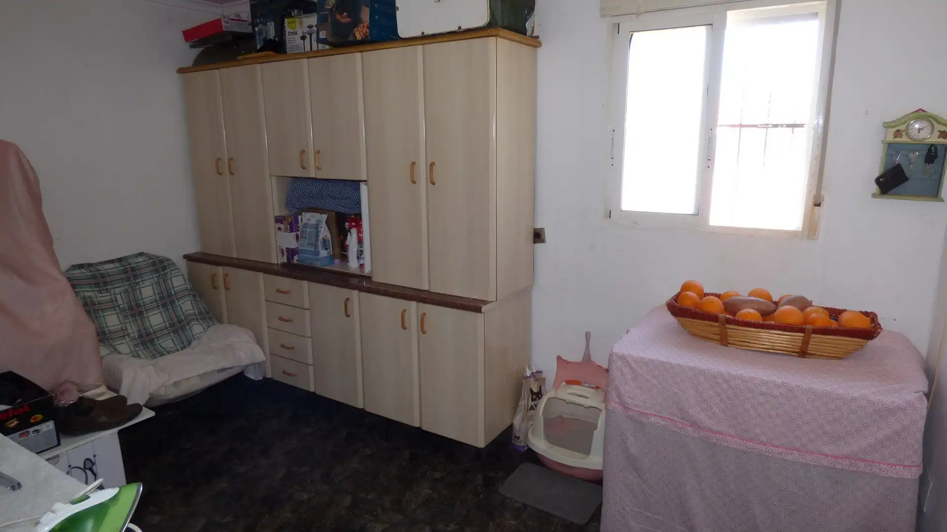 Cocina de Casa o chalet en venta en Fuente Álamo de Murcia con Aire acondicionado, Trastero y Amueblado