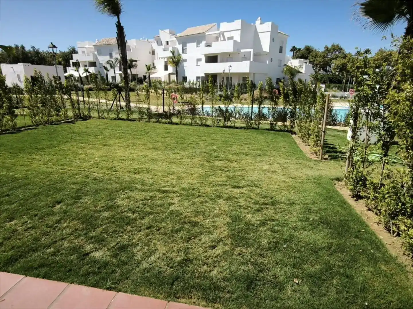 Garden of Flat for rent in Las Tres Piedras - Costa Ballena