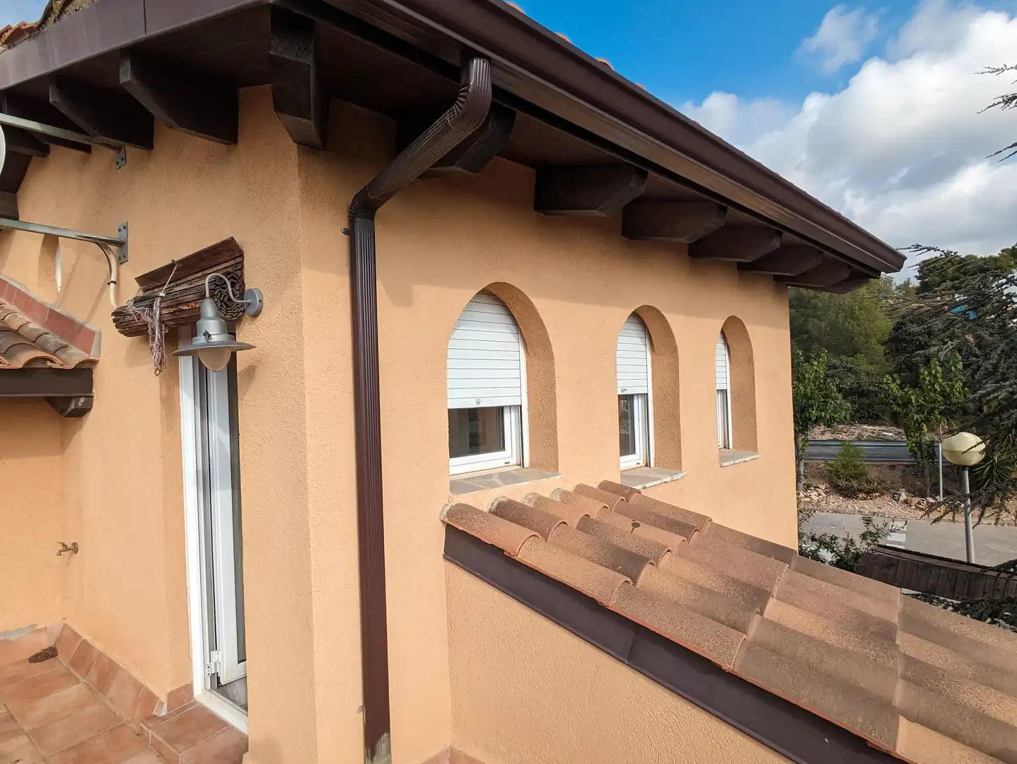 Außenansicht von Haus oder Chalet zum Verkauf in La Pobla de Montornès   mit Heizung, Privatgarten und Terrasse