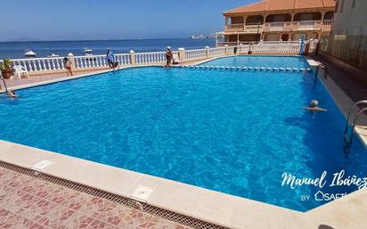 Piscina de Casa adosada en venda en La Manga del Mar Menor amb Aire condicionat, Terrassa i Balcó