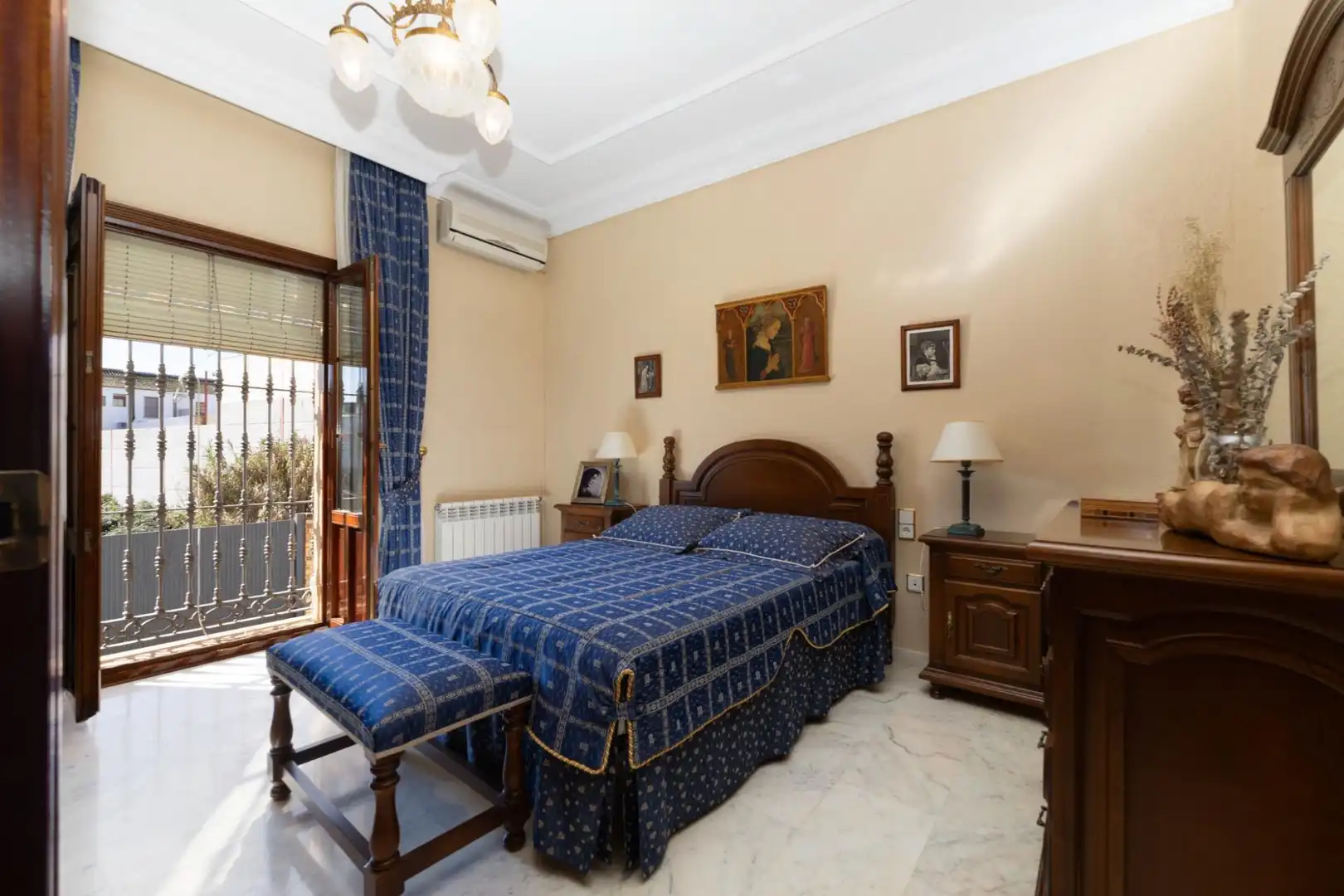 Schlafzimmer von Einfamilien-Reihenhaus zum Verkauf in La Roda de Andalucía mit Heizung, Abstellraum und Balkon