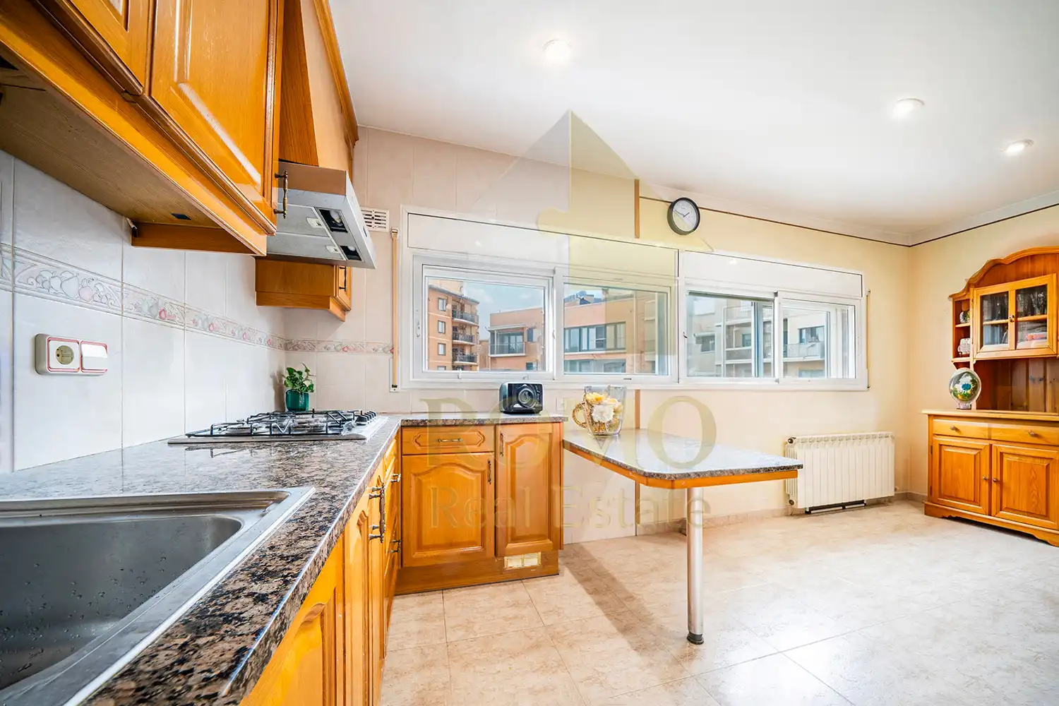 Cocina de Casa adosada en venta en Caldes de Montbui con Calefacción y Balcón