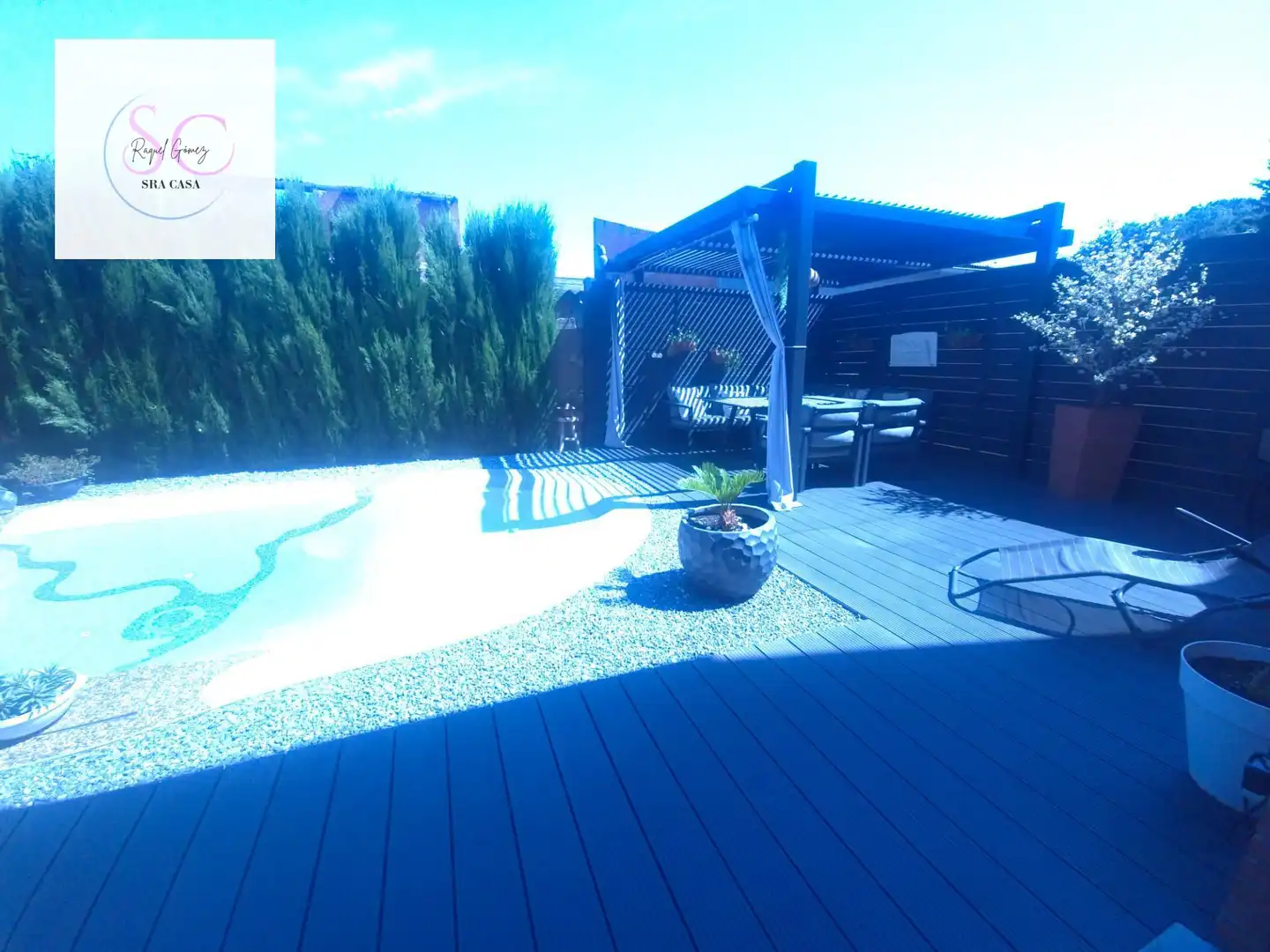 Piscina de Casa adosada en venda en Sant Jordi Desvalls