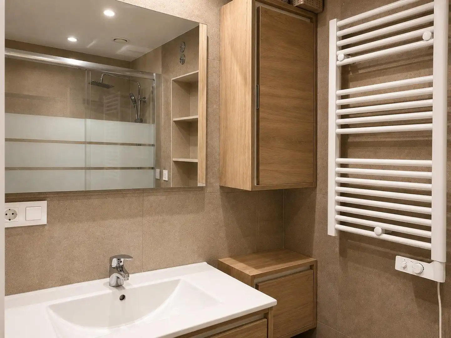 Bathroom of Flat for sale in Teo  with Heating