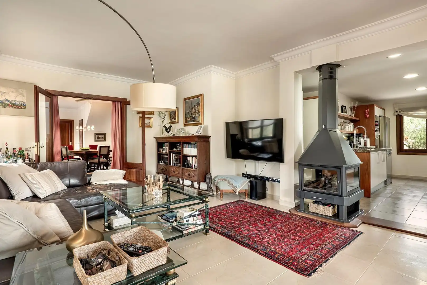 Living room of Houses for sale in  Palma de Mallorca  with Heating, Private garden and Swimming Pool