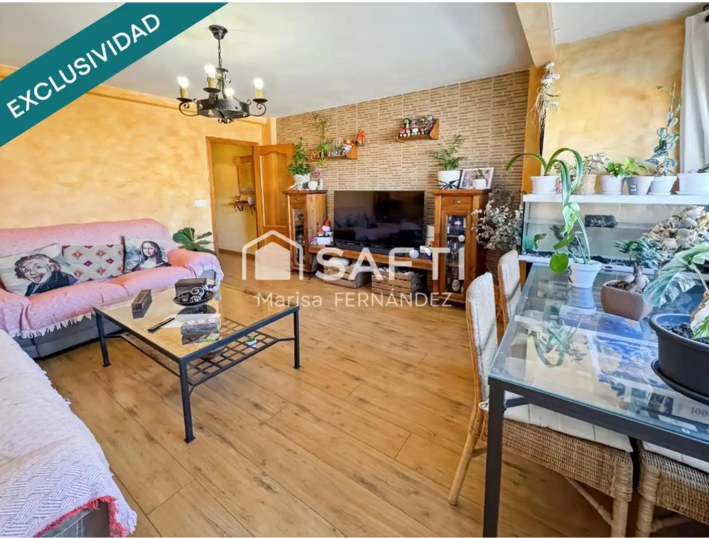 Sala de estar de Piso en venta en Villajoyosa / La Vila Joiosa con Aire acondicionado, Calefacción y Balcón