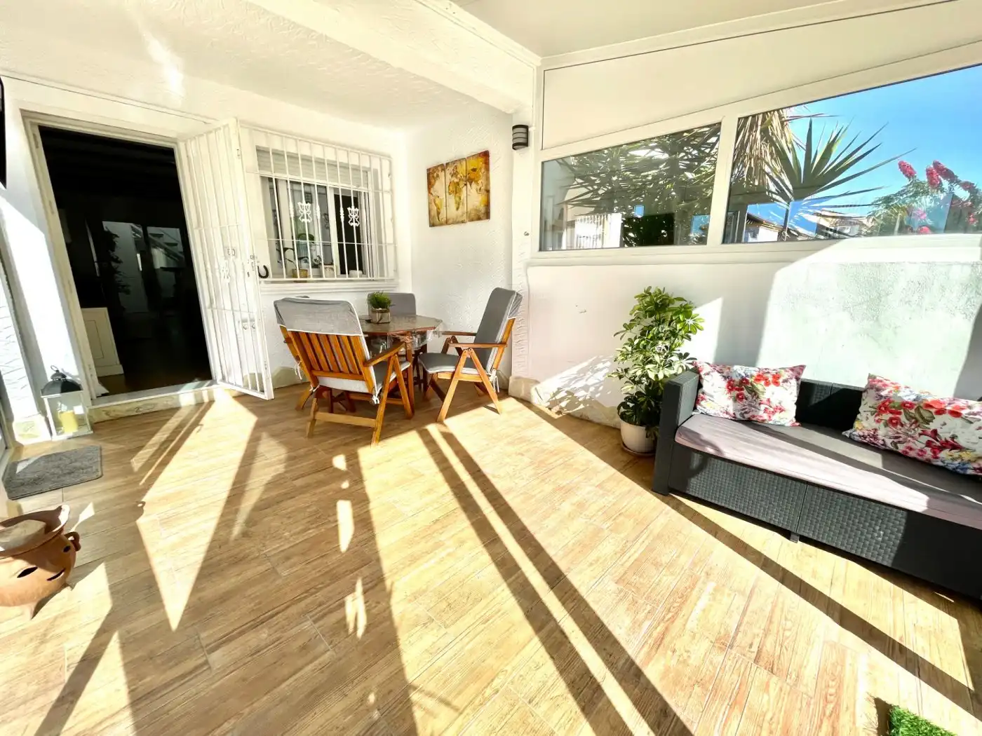 Terrace of Houses for rent in San Fulgencio  with Air Conditioner, Heating and Private garden