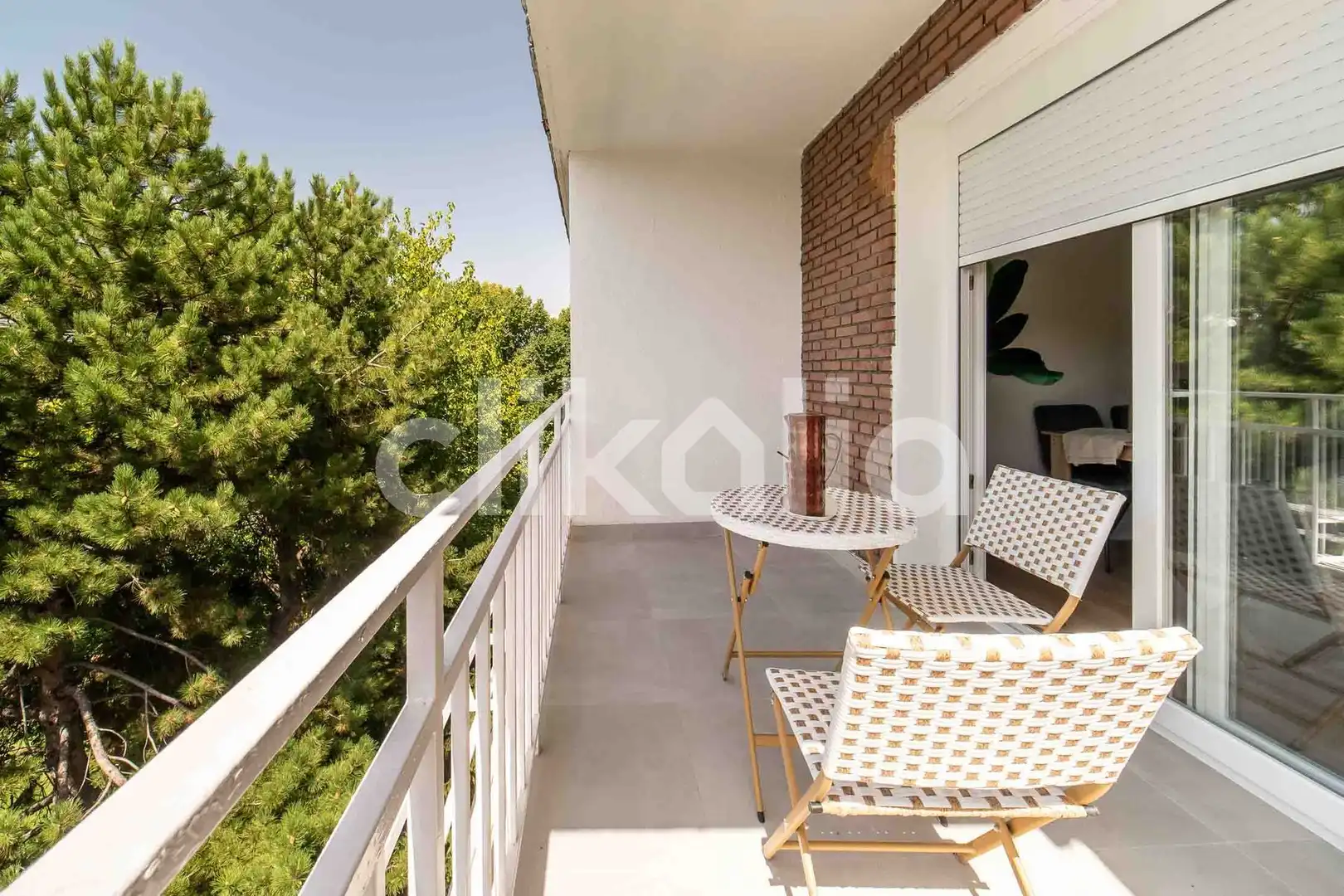 Terrasse von Wohnung zum Verkauf in Madrid mit Klimaanlage, Heizung und Privatgarten