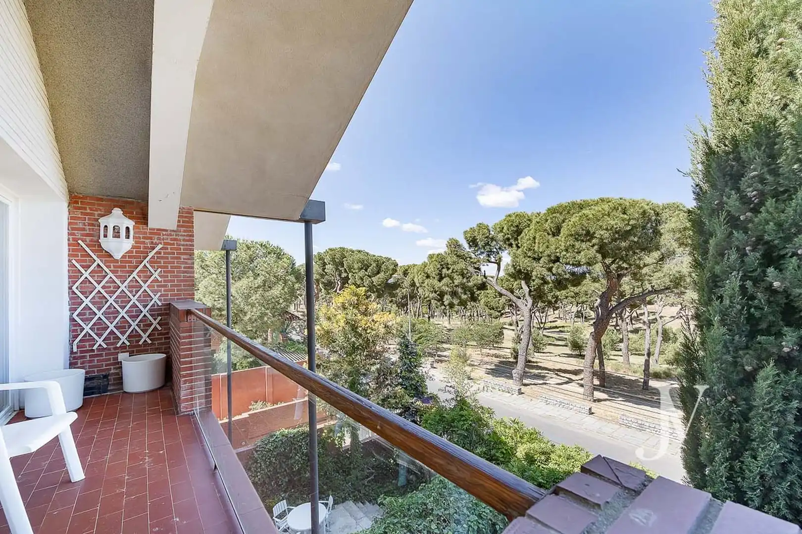Terraza de Casa adosada de alquiler en  Madrid Capital con Aire acondicionado, Calefacción y Jardín privado