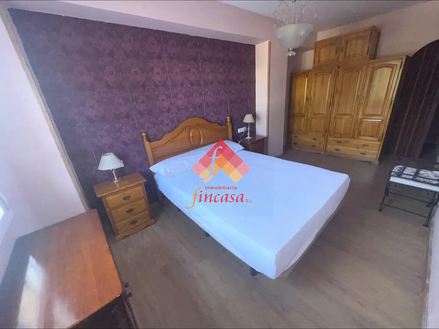Bedroom of Flat for sale in Ronda  with Heating, Parquet flooring and Furnished