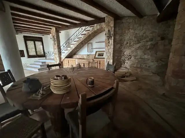 Comedor de Finca rústica en venta en Figuerola del Camp con Calefacción, Jardín privado y Amueblado