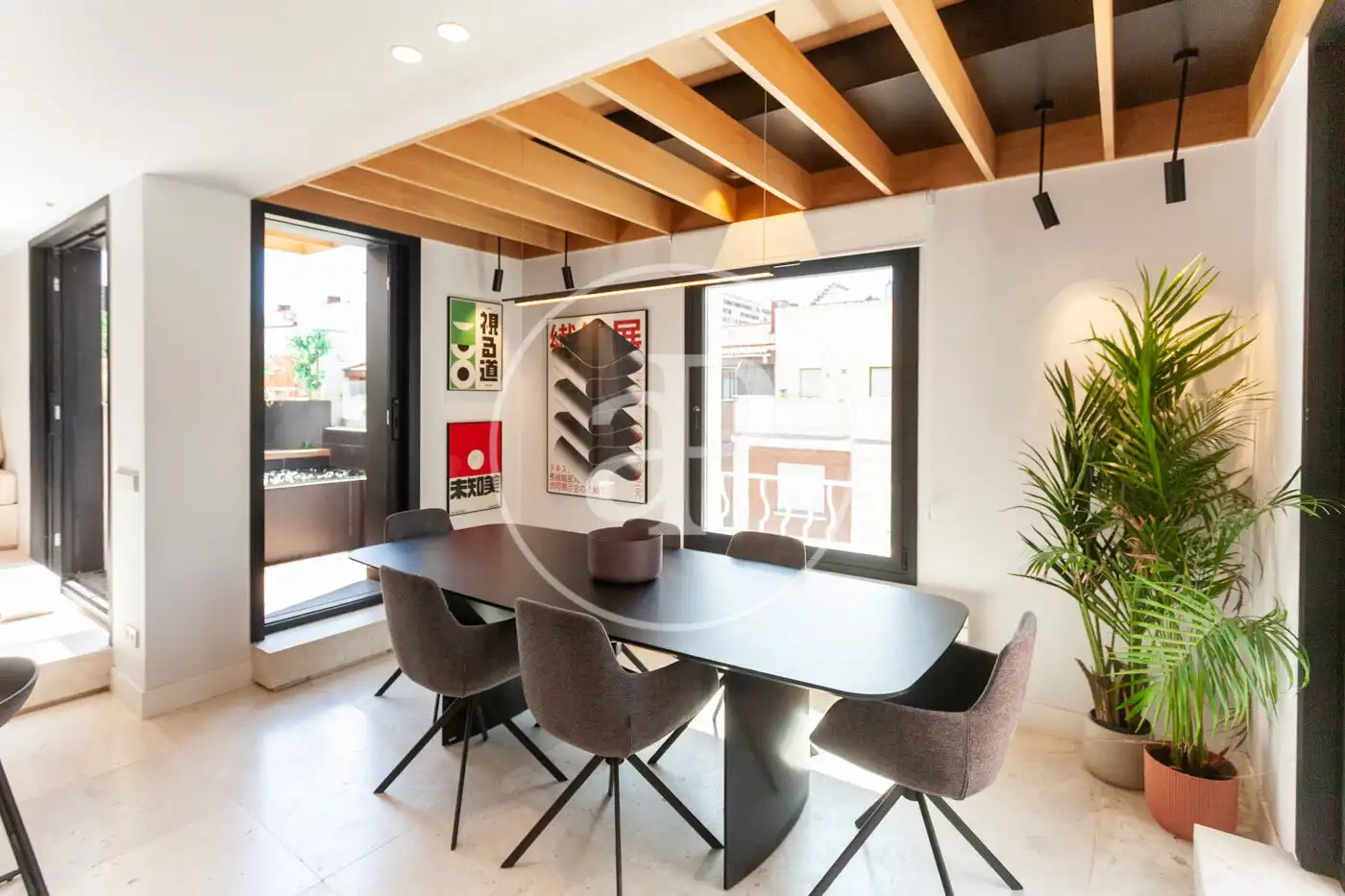 Dining room of Flat for sale in Madrid  with Air Conditioner, Heating and Terrace