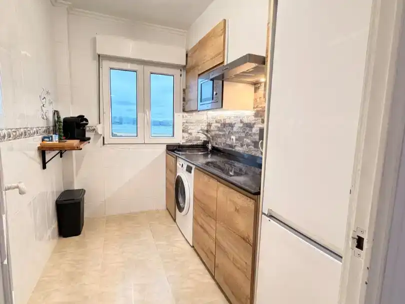 Küche von Wohnung zur Miete in Laredo mit Privatgarten und Möbliert