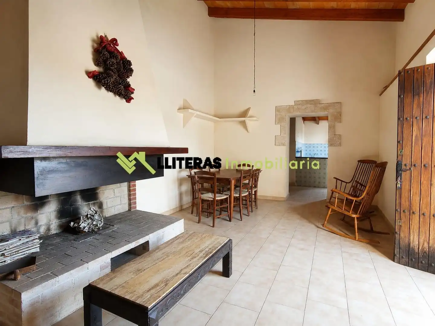 Sala de estar de Finca rústica en venta en Lloseta